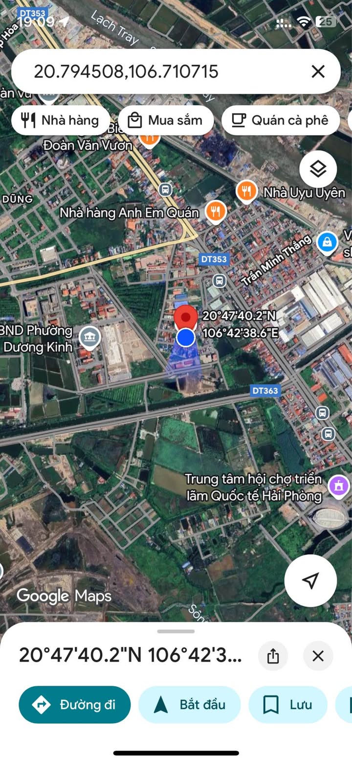 Đất thổ cư phường Hưng Đạo, Dương Kinh 176m² giá 3.6 tỷ - Tiềm năng phát triển lớn!