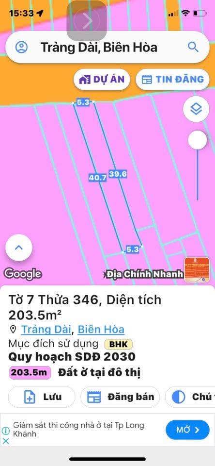 Đất mặt tiền đường 76B Trảng Dài 210m² giá thỏa thuận - Cơ hội đầu tư hiếm có!
