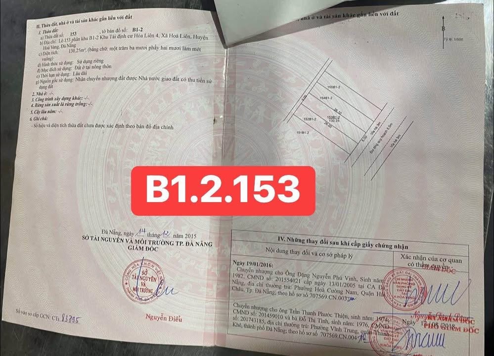 Đất nền Hòa Liên 130m² giá 2.82 tỷ - Cơ hội đầu tư tuyệt vời!