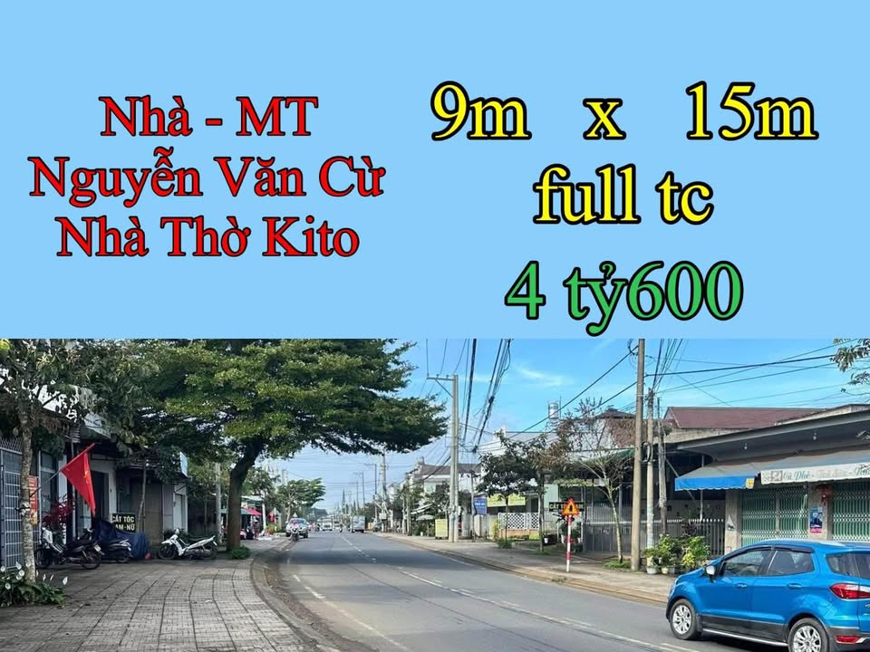 Nhà mặt tiền Nguyễn Văn Cừ, Bảo Lộc 135m² giá 4.6 tỷ - Kinh doanh đắc địa!