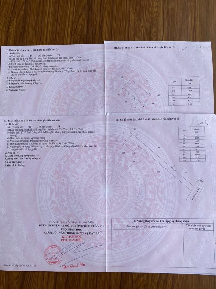 Đất mặt tiền đường 30/4 Trà Vinh 1196m² giá 1.6 tỷ - Thương lượng chính chủ!