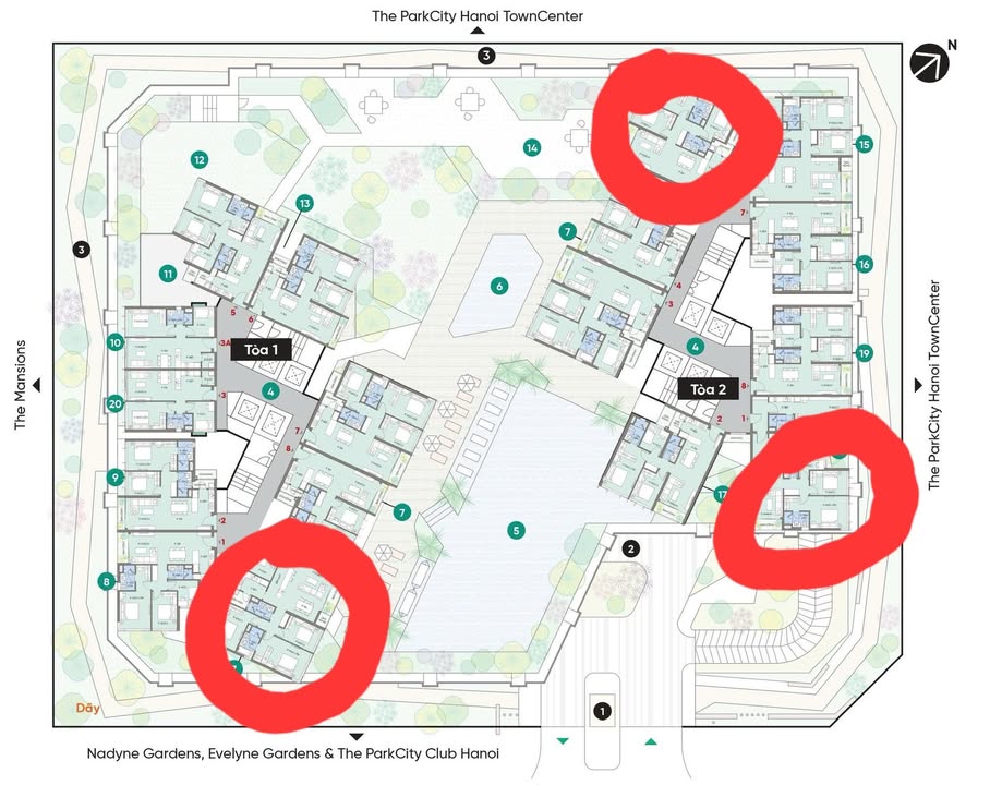 Căn hộ Park Kiara Hà Đông 108m² giá 12 tỷ - Full nội thất đẹp mới nguyên