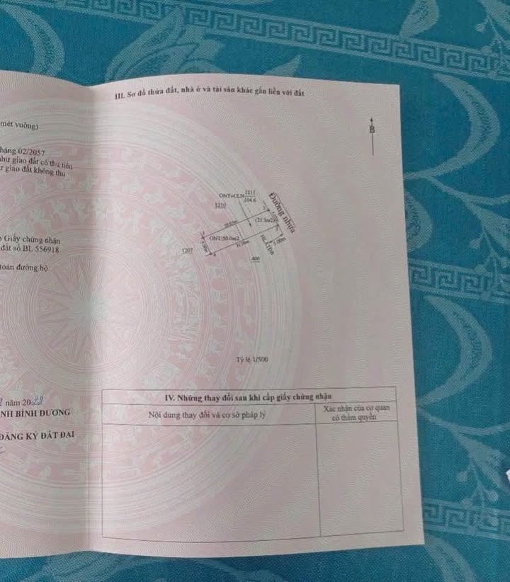 Đất nền Dĩ An 105m² giá 1.2 tỷ - Cơ hội đầu tư hấp dẫn!