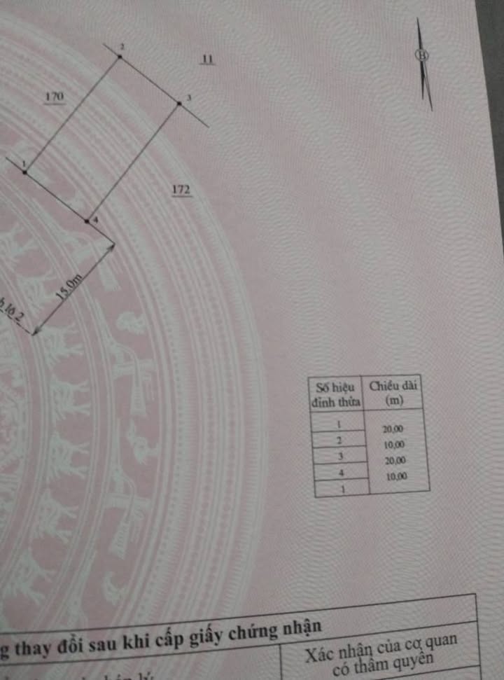 Đất thổ cư Diên Thọ, Diên Khánh 200m² - Mặt tiền đường tỉnh lộ 2, cơ hội đầu tư tuyệt vời!