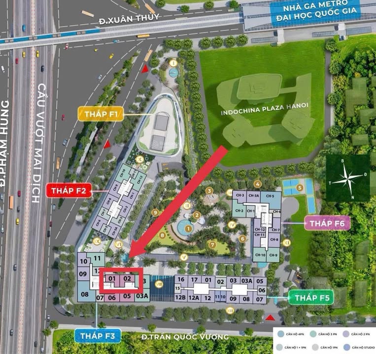 Căn hộ Toà F3 Sun Feliza Suites Bắc Từ Liêm 66m² giá 11.6 tỷ - Sẵn sàng vào ở!