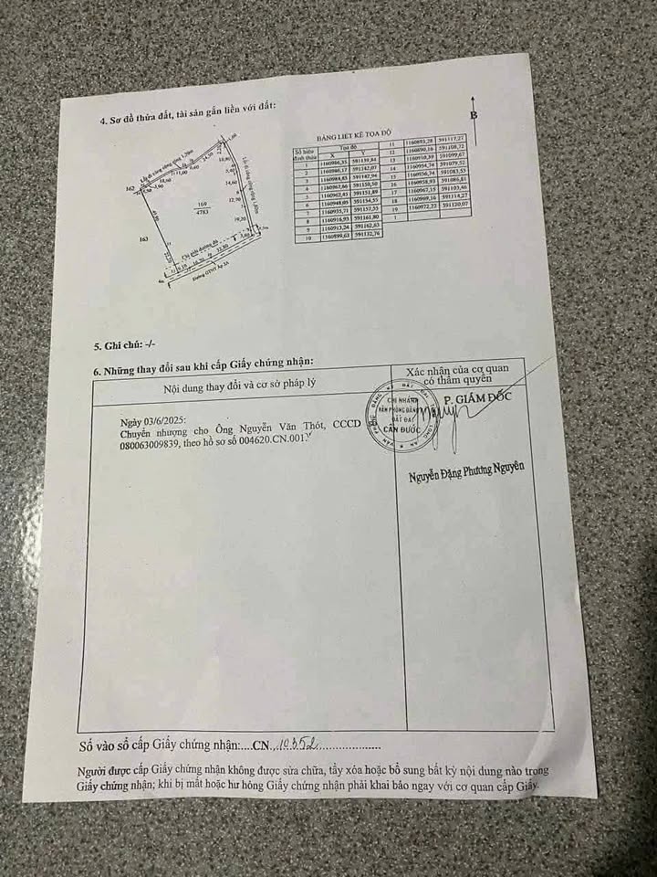 Đất lúa 4783m² mặt tiền ấp 2B Tân Ân - Giá chỉ 1.3 tỷ, chính chủ!