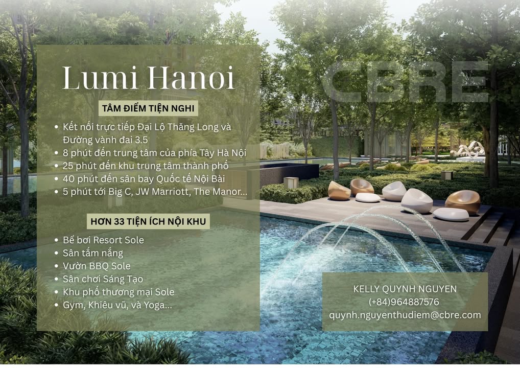 Căn hộ 3 phòng ngủ Capital Place, Ba Đình, 96.5m² giá 9.1 tỷ - Không gian rộng rãi, view nội khu