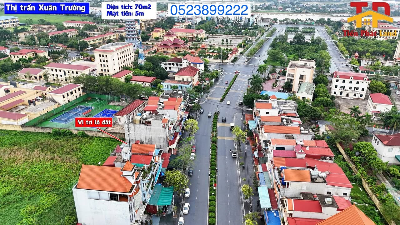 Đất nền KĐT Xuân Trường 70m² giá thỏa thuận - Đầu tư sinh lời ngay!