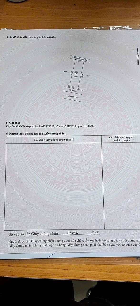 Đất nền Khu dân cư Phú Hòa 1, đường D2, 120m² giá 5 tỷ - Cơ hội đầu tư tuyệt vời!