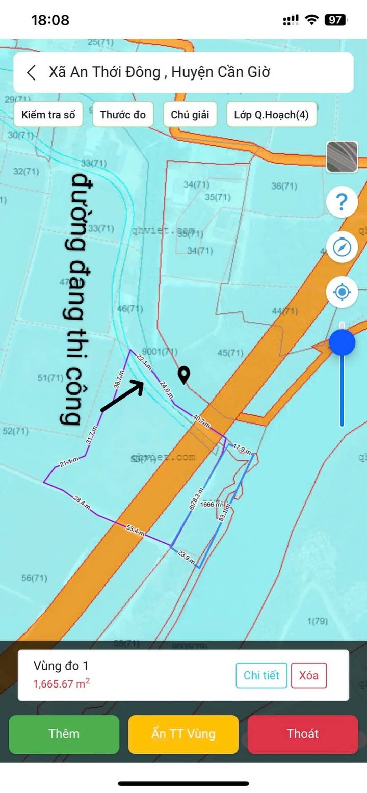 Đất nền Cần Giờ 6348m² giá 5.2 tỷ - Cơ hội đầu tư sinh lời cao!