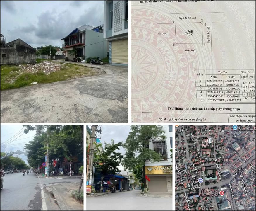 Đất nền Cẩm Thành 70m² giá 990 triệu - Ô góc 2 mặt tiền đắc địa!