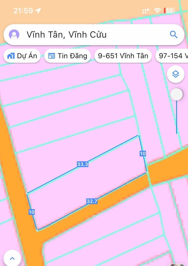 Đất thổ cư Vĩnh Tân 150m² giá chỉ 1.4 tỷ - Đầu tư sinh lời ngay!