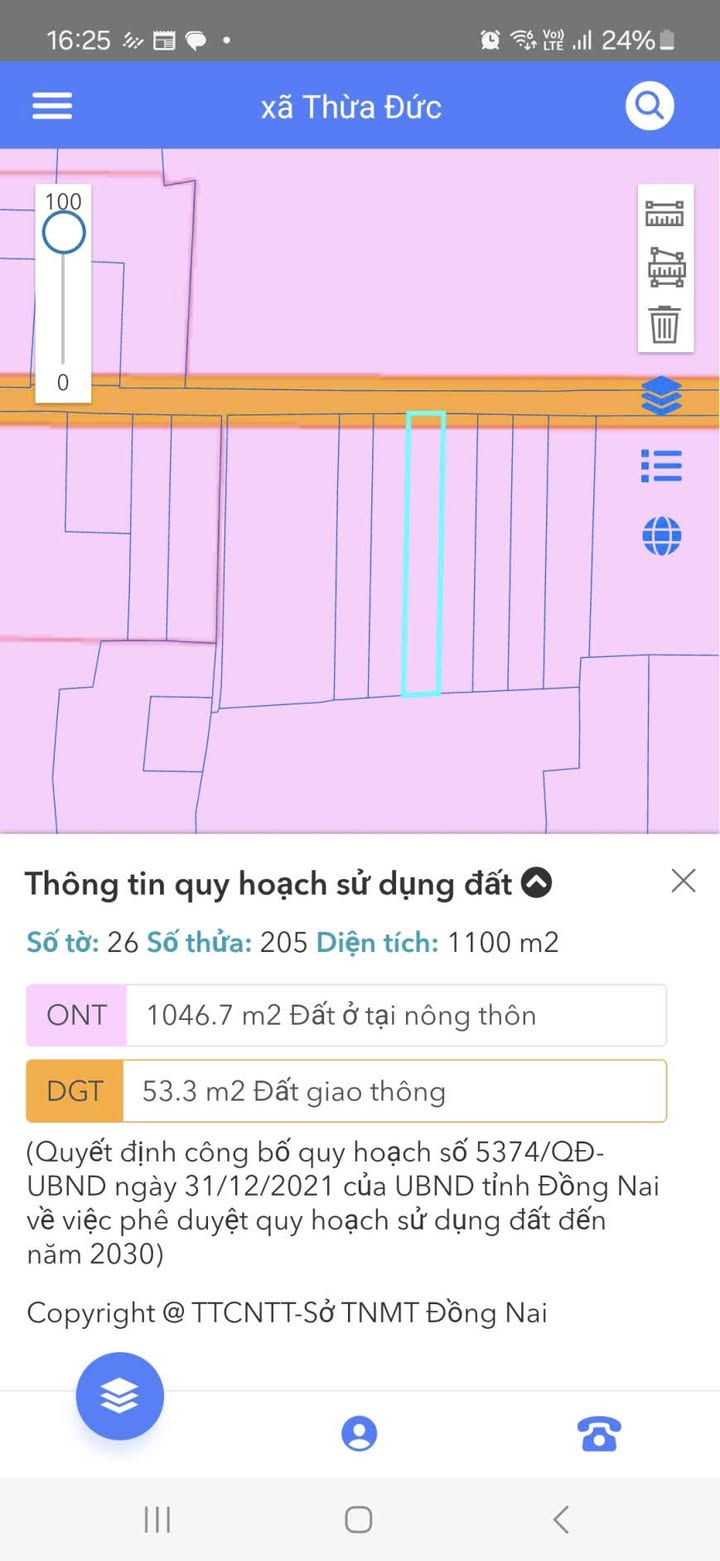 Đất nền 1100m² xã Thừa Đức, Cẩm Mỹ - Sổ đỏ chính chủ chỉ 1 tỷ!