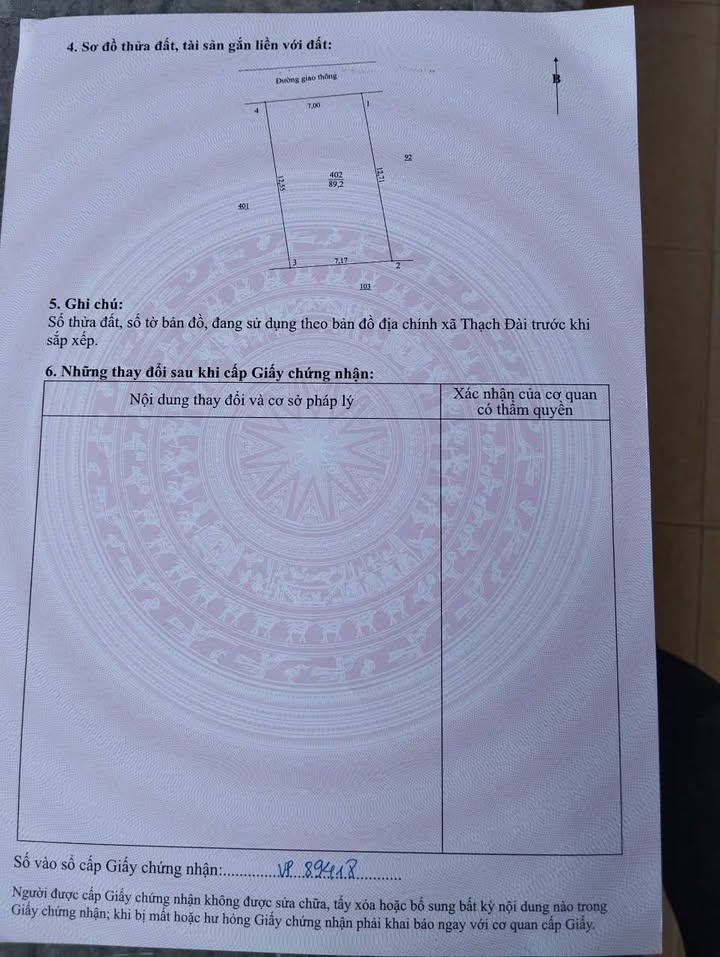 Lô đất Thạch Hà 88m² giá 1.3 tỷ - Gần bến xe mới Hà Tĩnh!