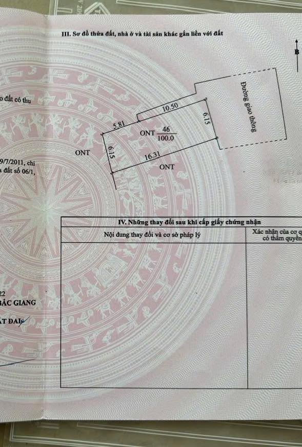 Đất nền Tân Yên Bắc Giang 100m² giá chỉ 1.xxx - Sổ đỏ chính chủ