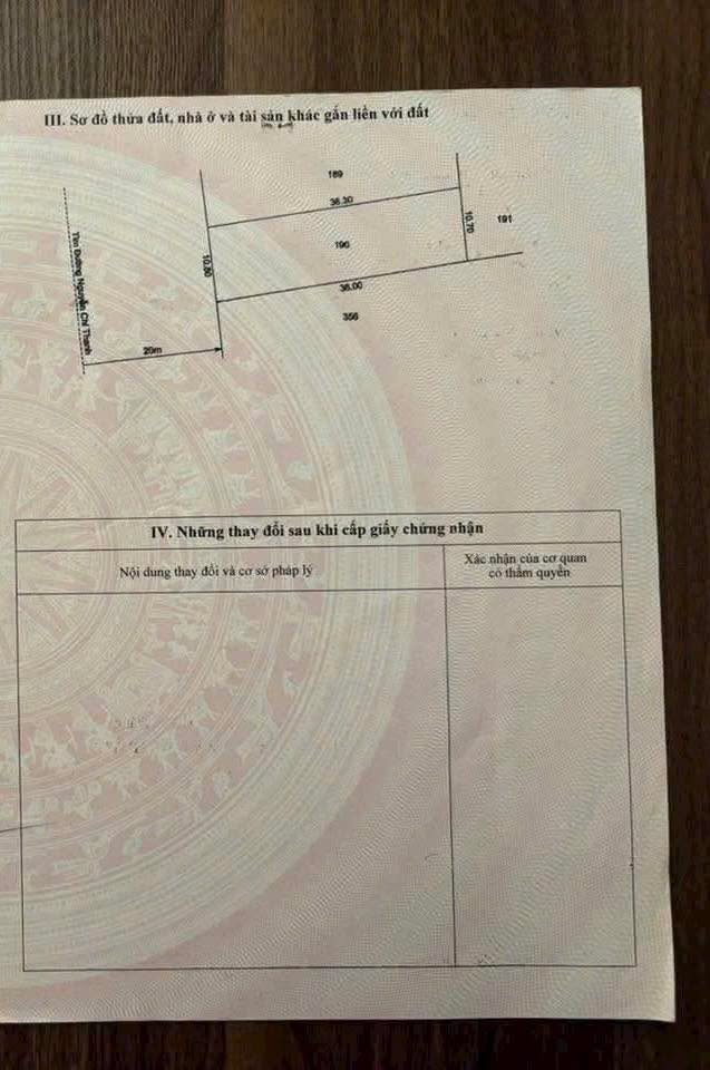 Đất mặt tiền đường Nguyễn Chí Thanh, Hòa Thành, Tây Ninh 360m² - Giá 3.4 tỷ!