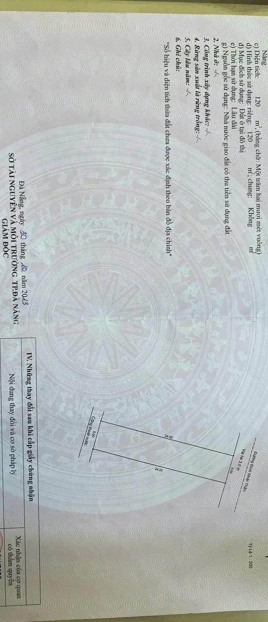 Đất mặt tiền Đinh Nhật Thận, Sơn Trà 120m² giá 7.7 tỷ - Cơ hội đầu tư không thể bỏ qua!