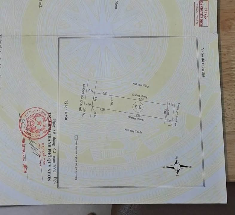 Nhà bán mặt đường Võ Thị Sáu, phường Nhơn Bình, diện tích 82m², giá 2.9 tỷ - Cơ hội đầu tư tuyệt vời!