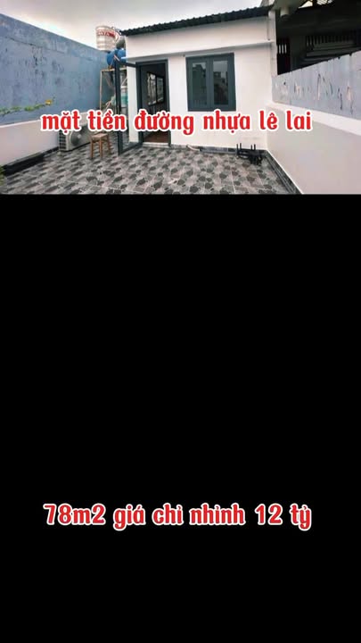 Nhà mặt tiền Lê Lai, Tân Bình, 78m² giá 12.5 tỷ - Cơ hội đầu tư tuyệt vời!
