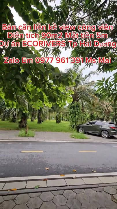 Nhà liền kề Ecorivers Hải Dương 90m² giá 6 tỷ - View công viên thoáng đãng!