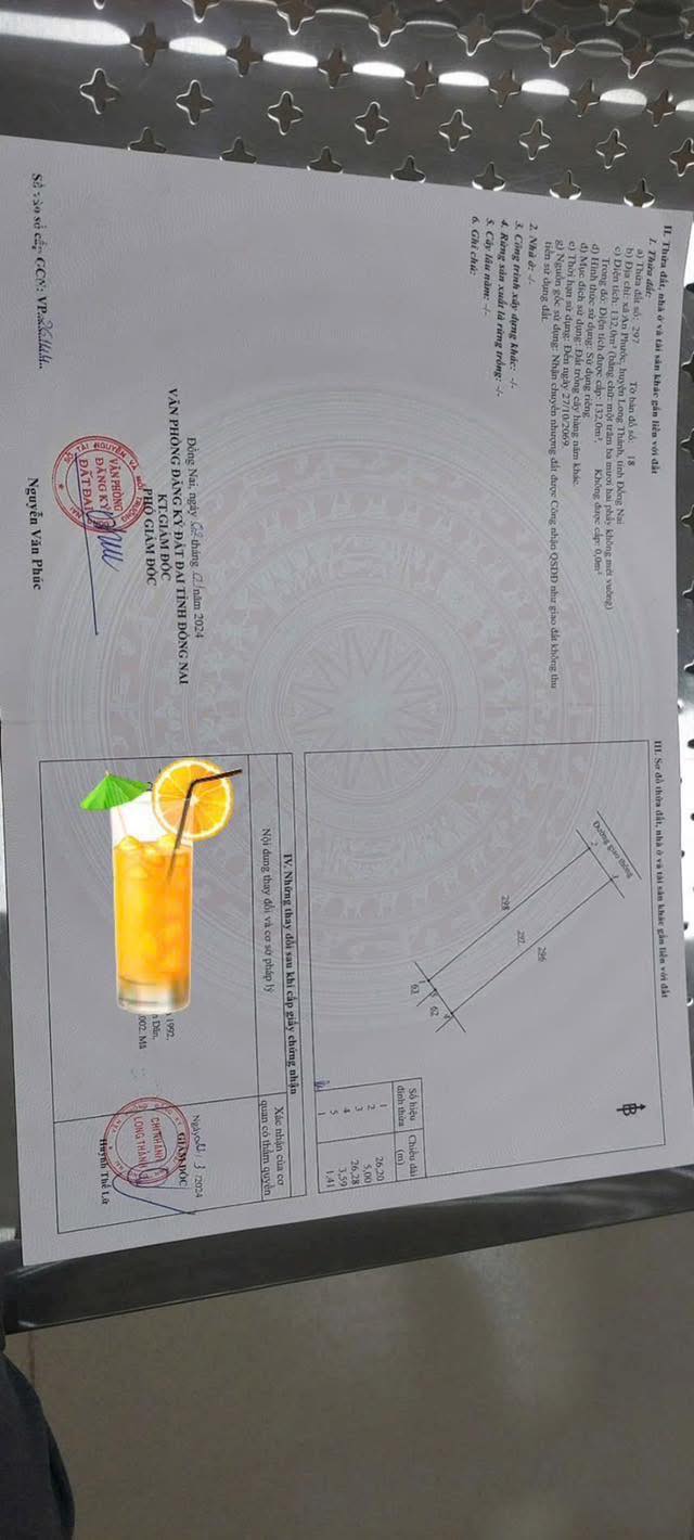 Đất nền An Phước Long Thành 131.5m² giá 1.1 tỷ - Sổ hồng riêng, giao dịch ngay!