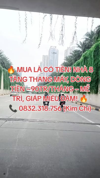 Toà nhà 8 tầng Mễ Trì 60m² - Doanh thu ổn định 90 triệu/tháng!
