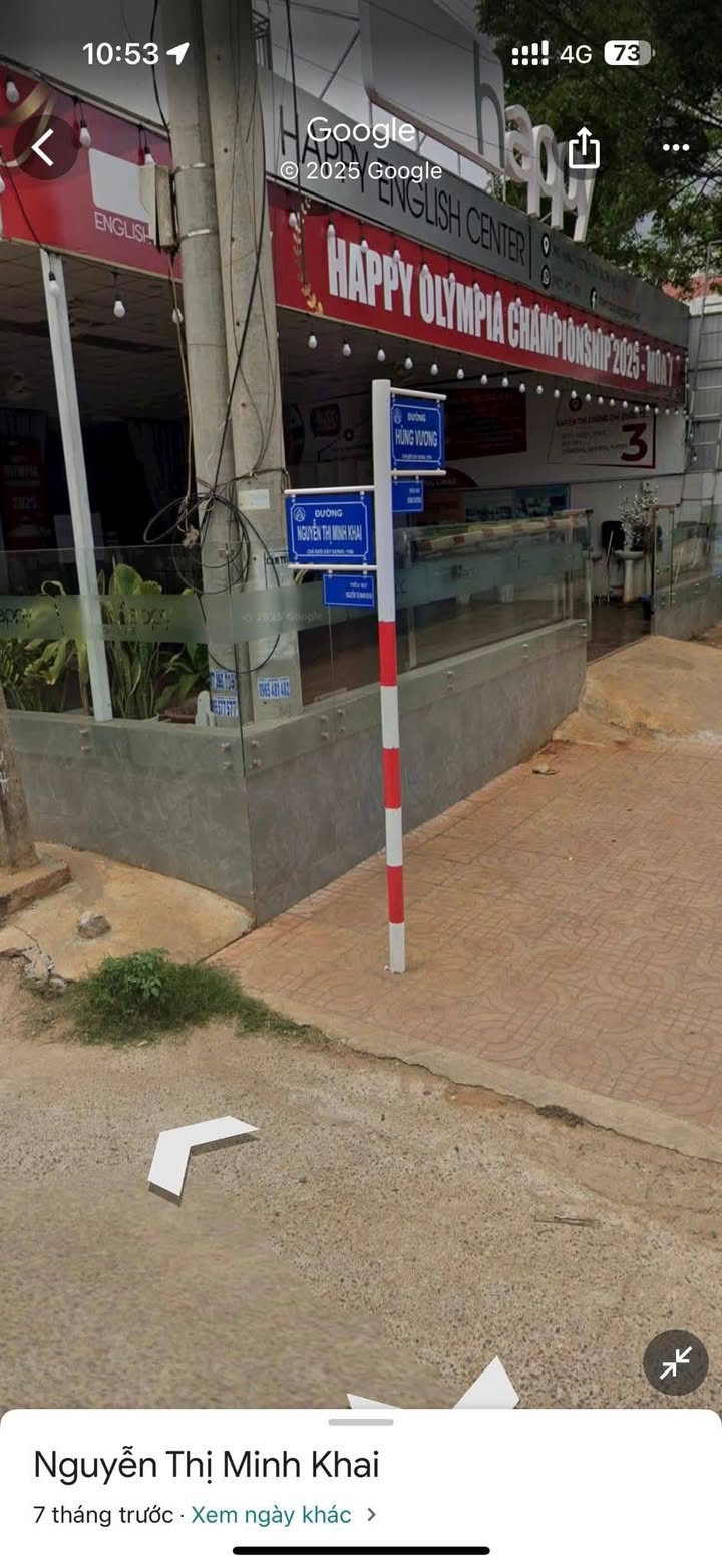 Đất thổ cư 645.88m² mặt tiền Nguyễn Thị Minh Khai, Buôn Hồ - Hướng Bắc, giá 3.5 tỷ!