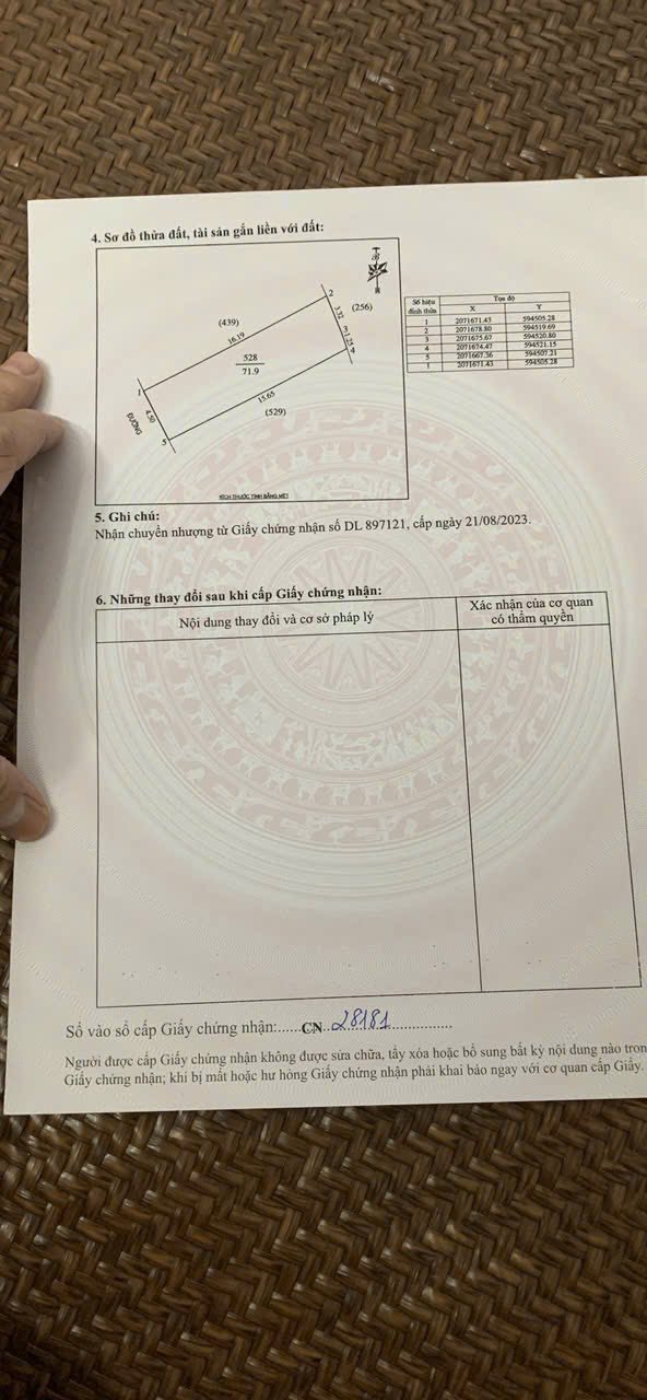 Đất nền xóm 8 phường Vinh Hưng 71.9m² giá chỉ 1.4 tỷ - Đầu tư sinh lời ngay!