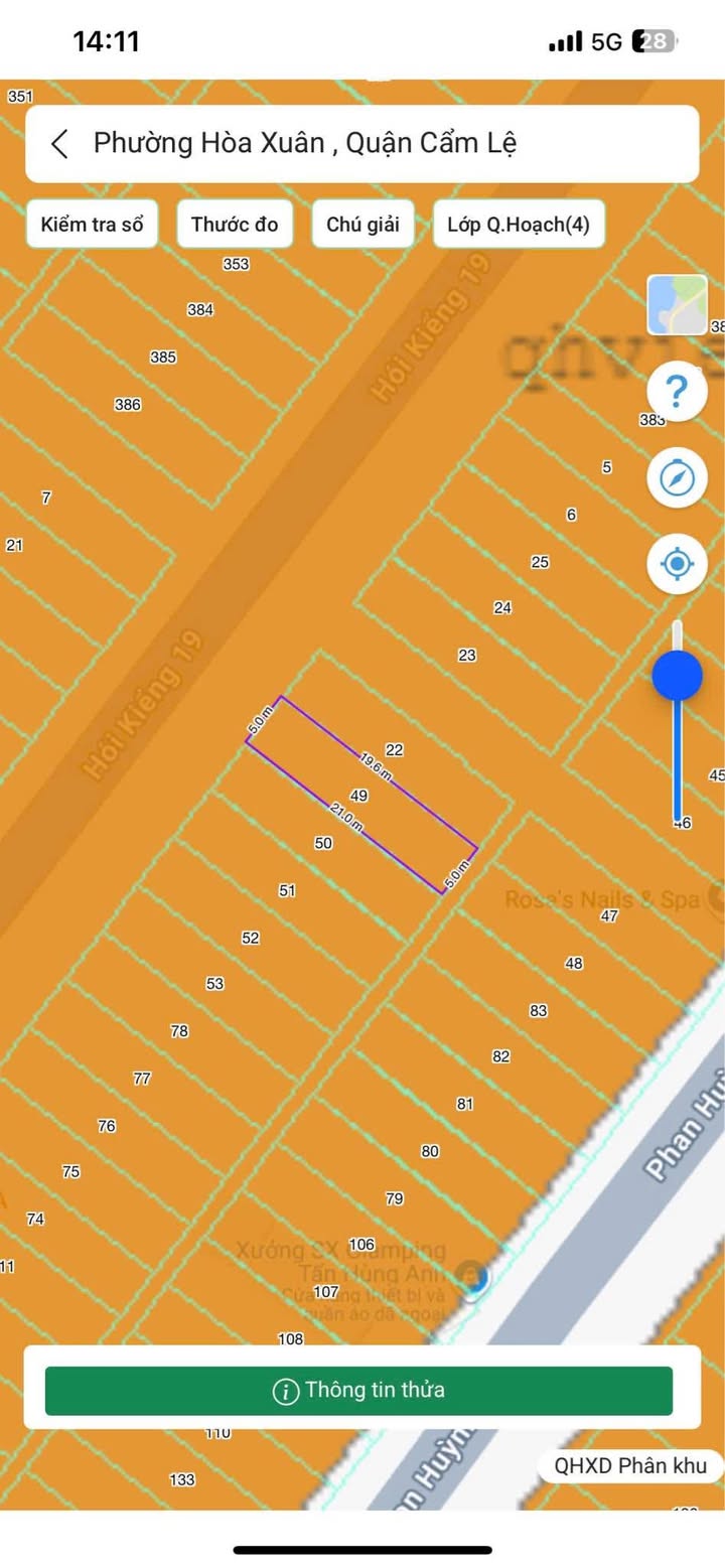 Đất nền Hói Kiểng 19, Đà Nẵng 105m² giá 5.1 tỷ - Cơ hội đầu tư tuyệt vời!