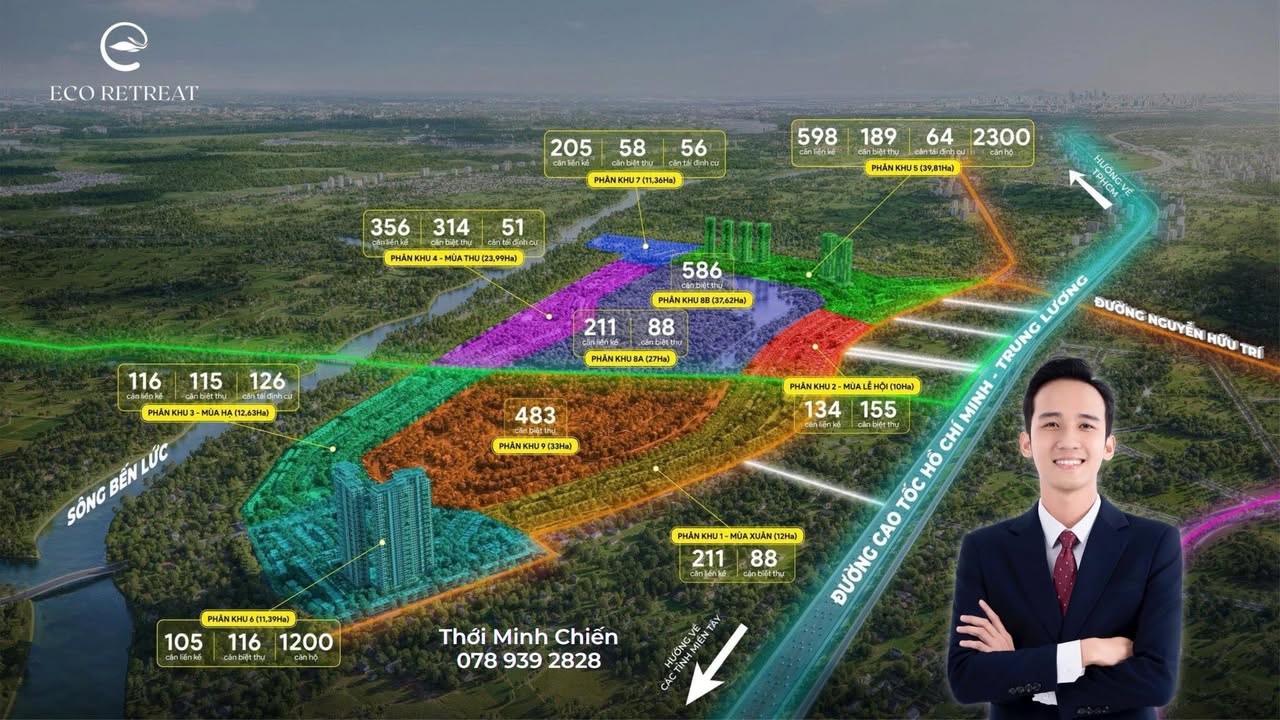 Shophouse Sky Retreat Bến Lức 120m² giá 16.5 tỷ - Đầu tư sinh lời ngay!