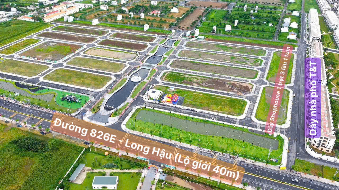 Đất nền Long Hậu 80m² giá 2 tỷ - Pháp lý hoàn chỉnh, sẵn sàng đầu tư!