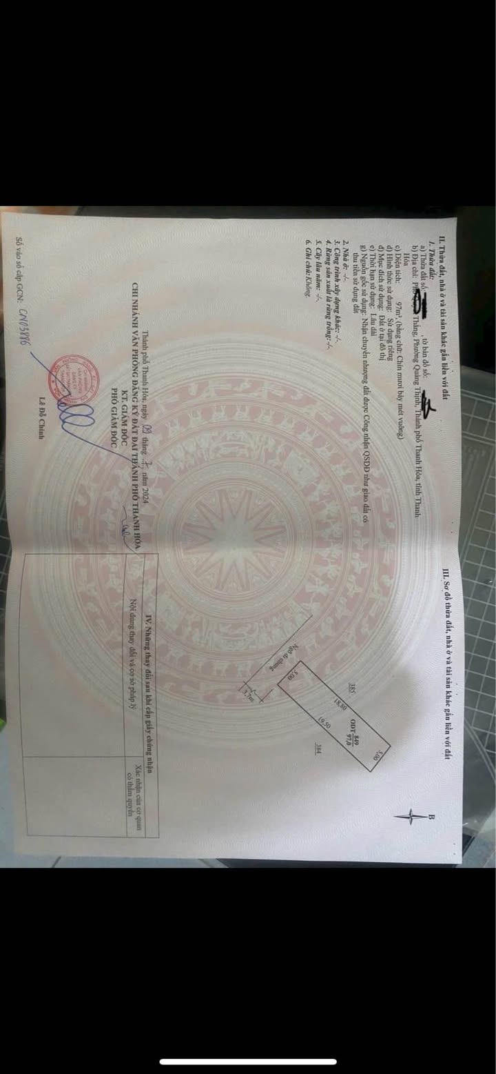 Nhà 2 tầng phố Quyết Thắng, Quảng Thịnh, Thanh Hóa 97m² giá 2.3 tỷ - Vị trí đắc địa, đầu tư sinh lời!