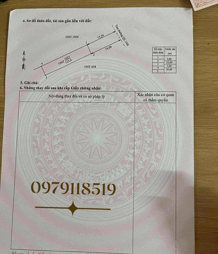 Đất nền mặt tiền Quốc lộ 14, xã Thu Bồn, 125m² - Cơ hội đầu tư sinh lời