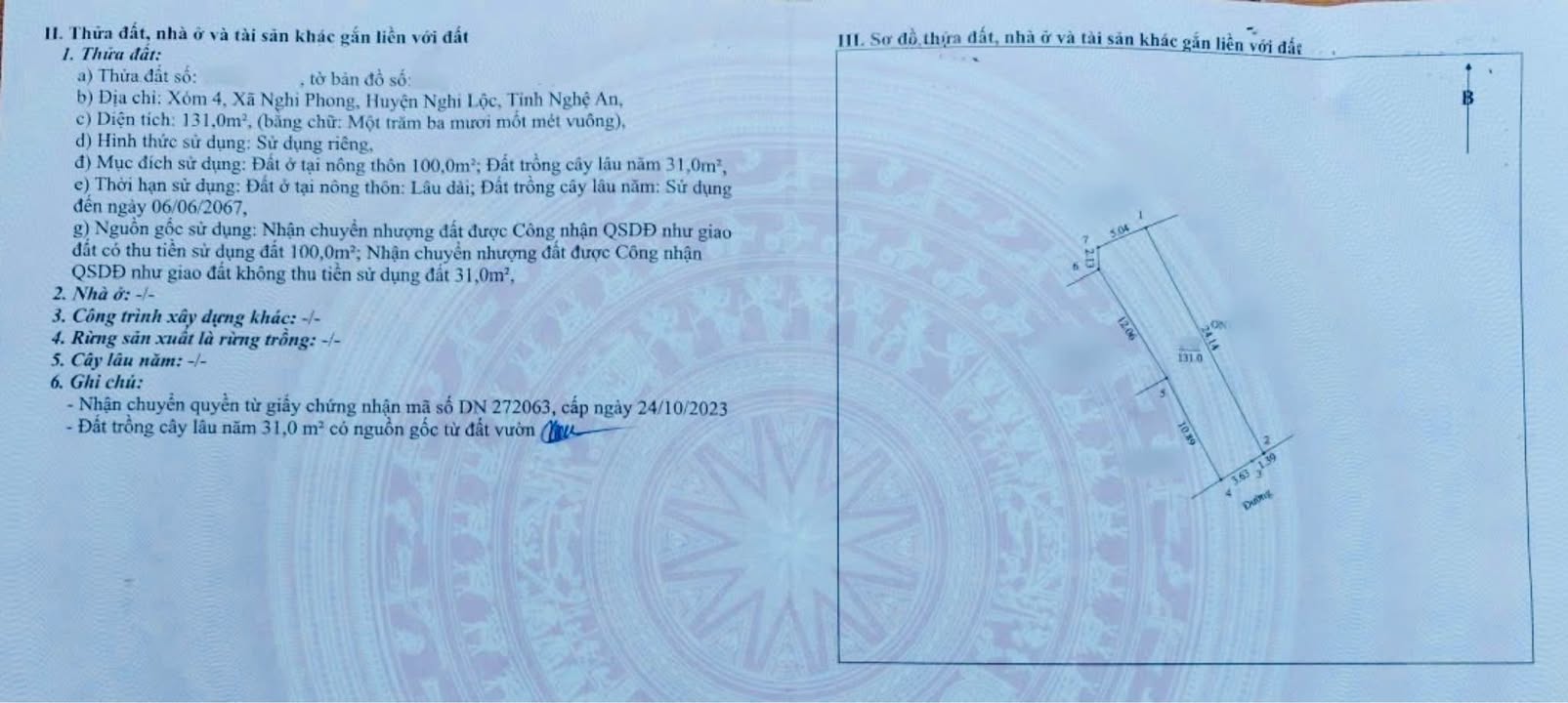 Đất Nghi Thạch 126m² giá chỉ 9Xx triệu - Vị trí kết nối trung tâm tiện lợi!