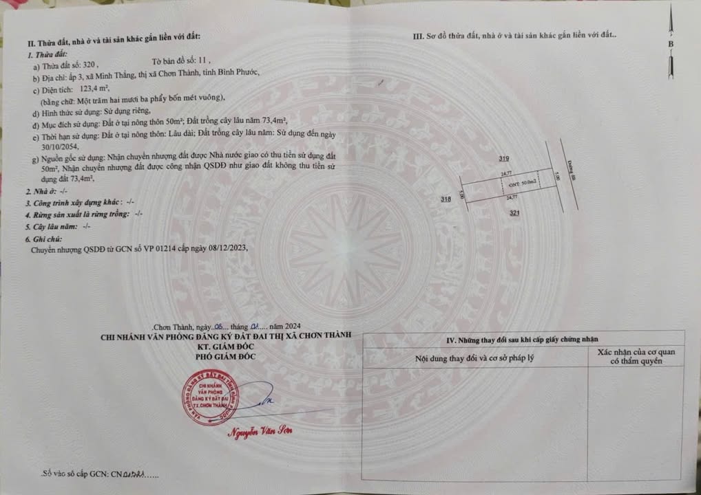 Đất nền xã Minh Thắng, Chơn Thành 123,4m² giá 680 triệu - Đầu tư sinh lời ngay!