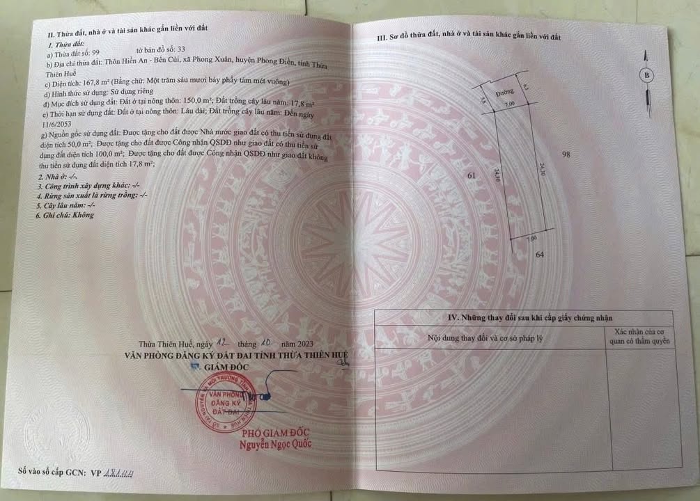 Đất nền Phong Xuân 168m² giá chỉ 2xx triệu - Vị trí thuận lợi cho đầu tư!