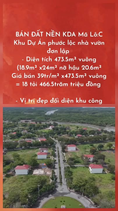 Đất nền KDC Phước Lộc, Cần Giờ 473m² giá 18 tỷ - Nơi an cư lý tưởng!