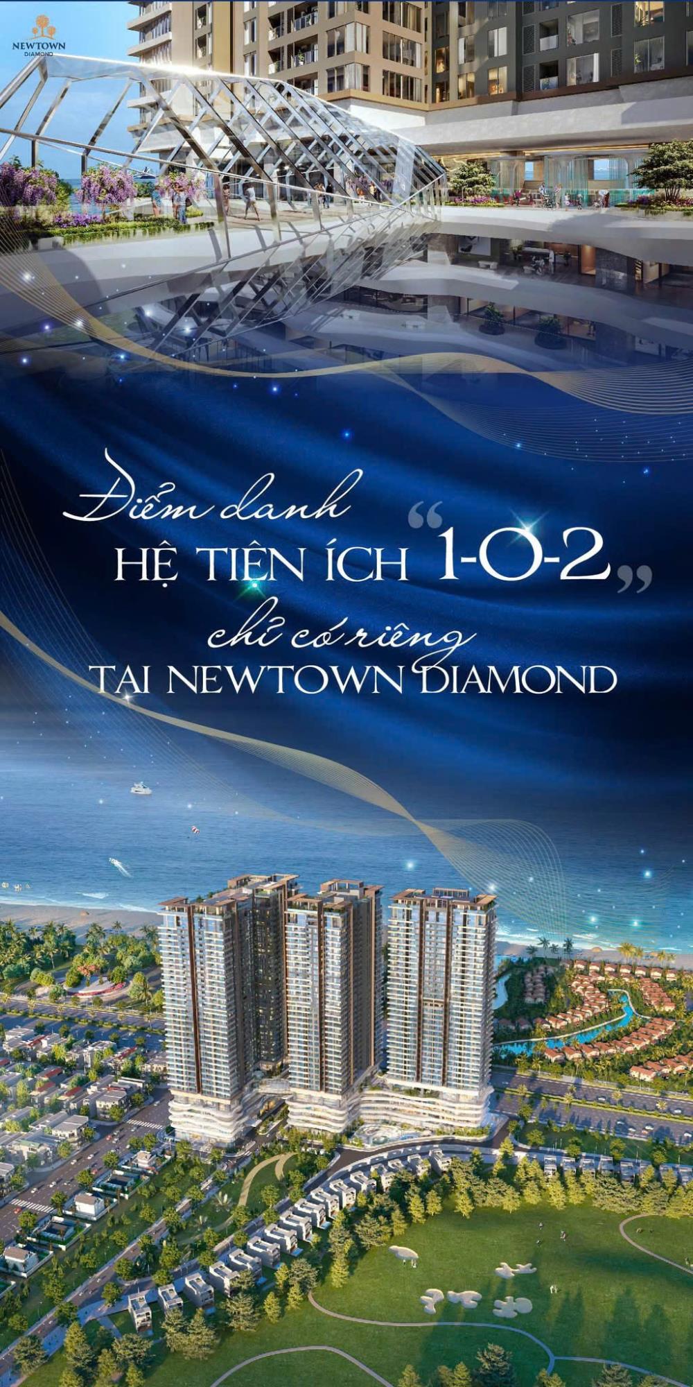 Căn hộ biển NewTown Diamond Đà Nẵng 82,33m² giá từ 59,5 triệu/m² - Sở hữu lâu dài!