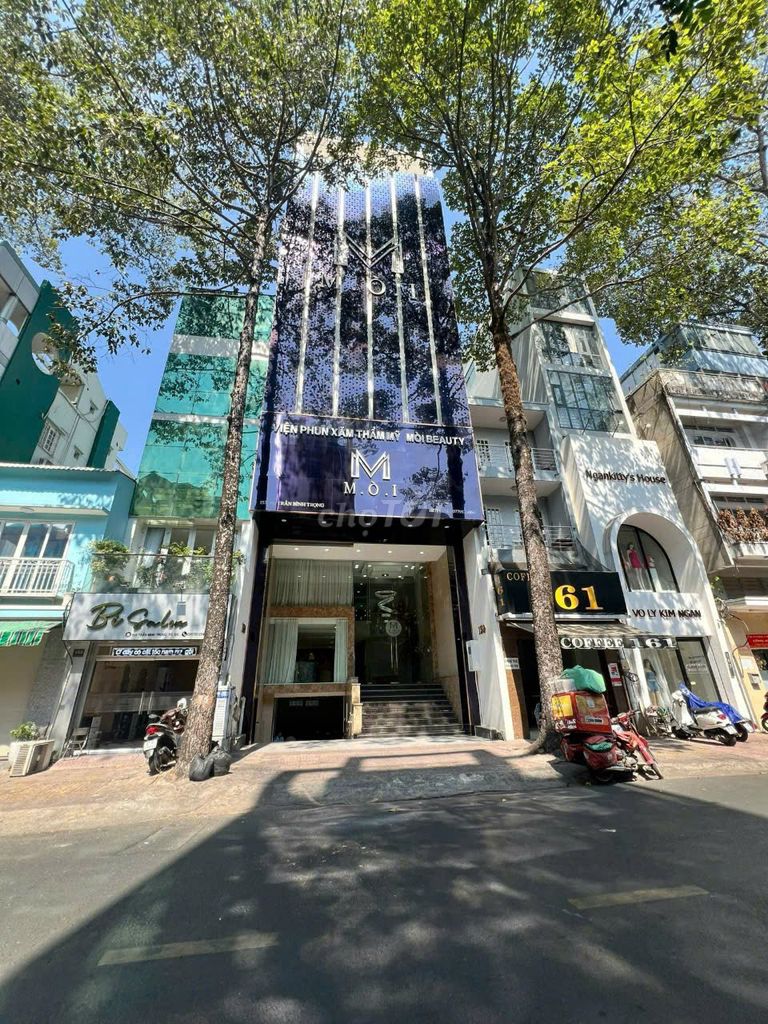 Cho thuê văn phòng mặt tiền Trần Bình Trọng 700m² - Hầm trệt 6 lầu thang máy, PCCC