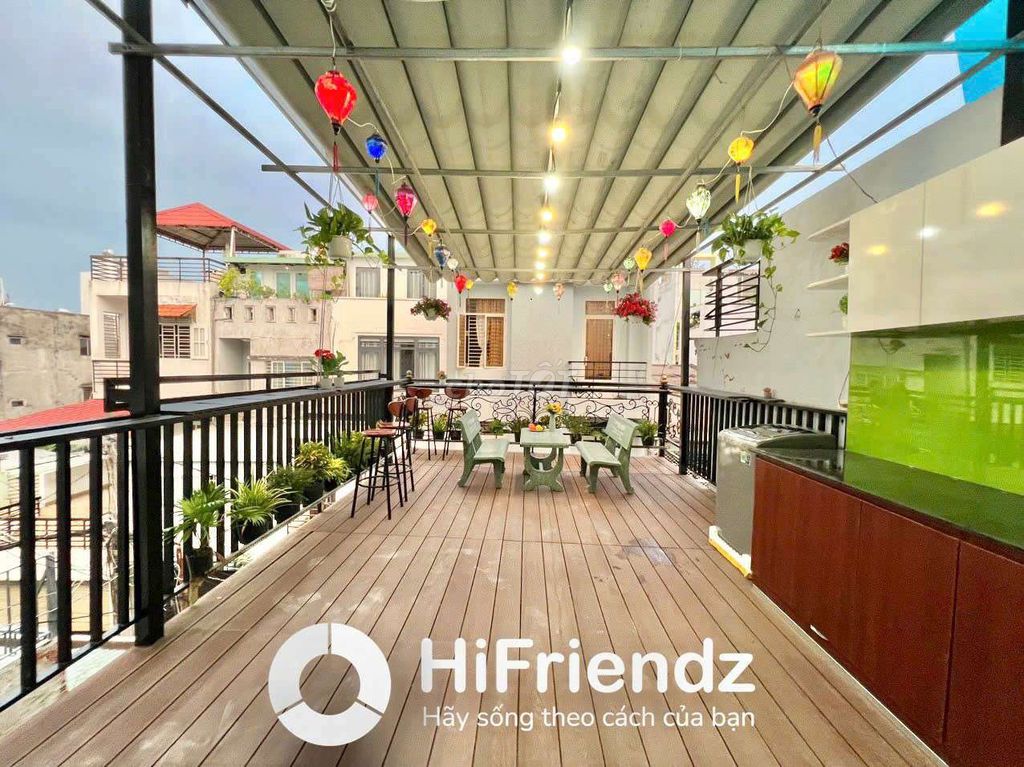 Căn hộ dịch vụ 2PN Đường Lạc Long Quân 60m² giá 8 triệu - View cực chill gần chợ Tân Bình!