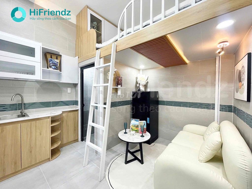 Căn hộ Duplex cho thuê Xô Viết Nghệ Tĩnh 25m² giá 4.9 triệu - Full nội thất cao cấp!