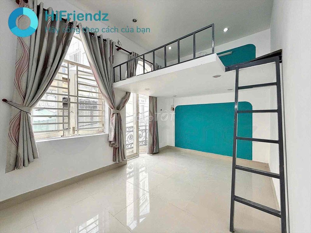 Căn Hộ Gác + Banconl không giới hạn người ở Bình Thạnh 35m² giá 5.2 triệu - Tiện nghi đầy đủ, an ninh cao