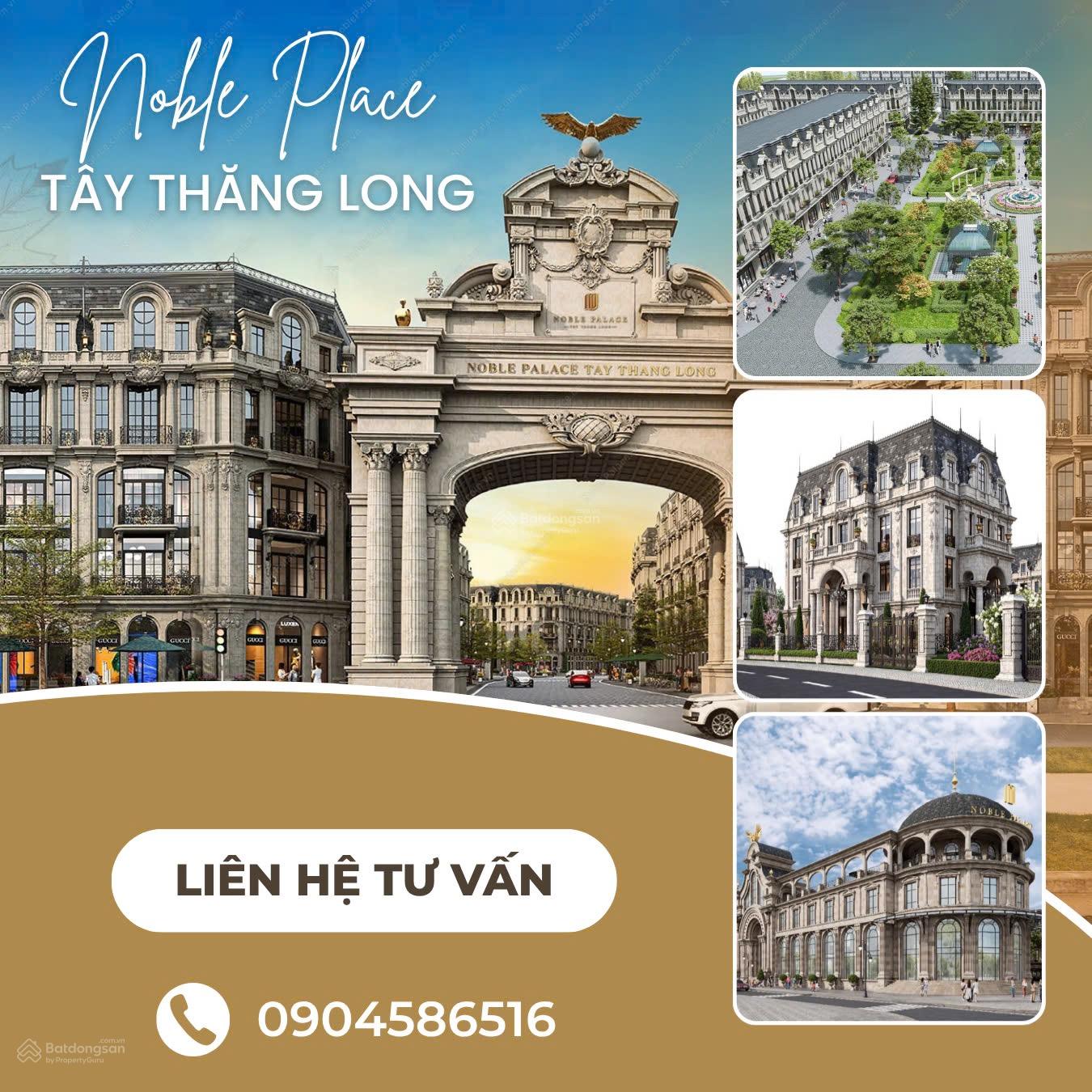 Shophouse Noble Palace Tây Thăng Long, Đan Phượng, 55m² giá 10,5 tỷ - Giảm ngay 2 tỷ cho khách hàng đặt sớm!