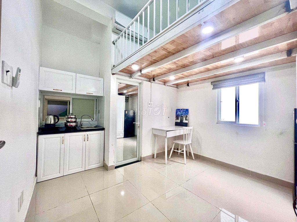 Phòng Duplex siêu thoáng 25m² giá 3.7 triệu - Gần ĐH Văn Hiến, tiện nghi đầy đủ!