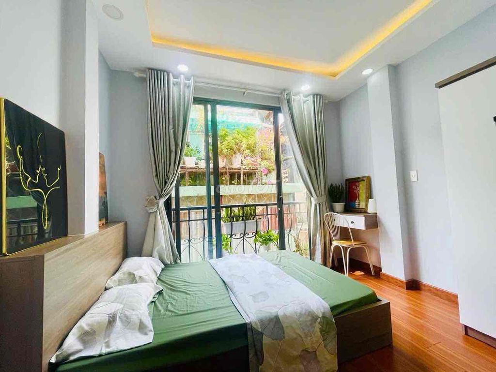 Căn hộ 1PN ban công đường Phan Văn Trị, Bình Thạnh 40m² - Giá chỉ 5.5 triệu!