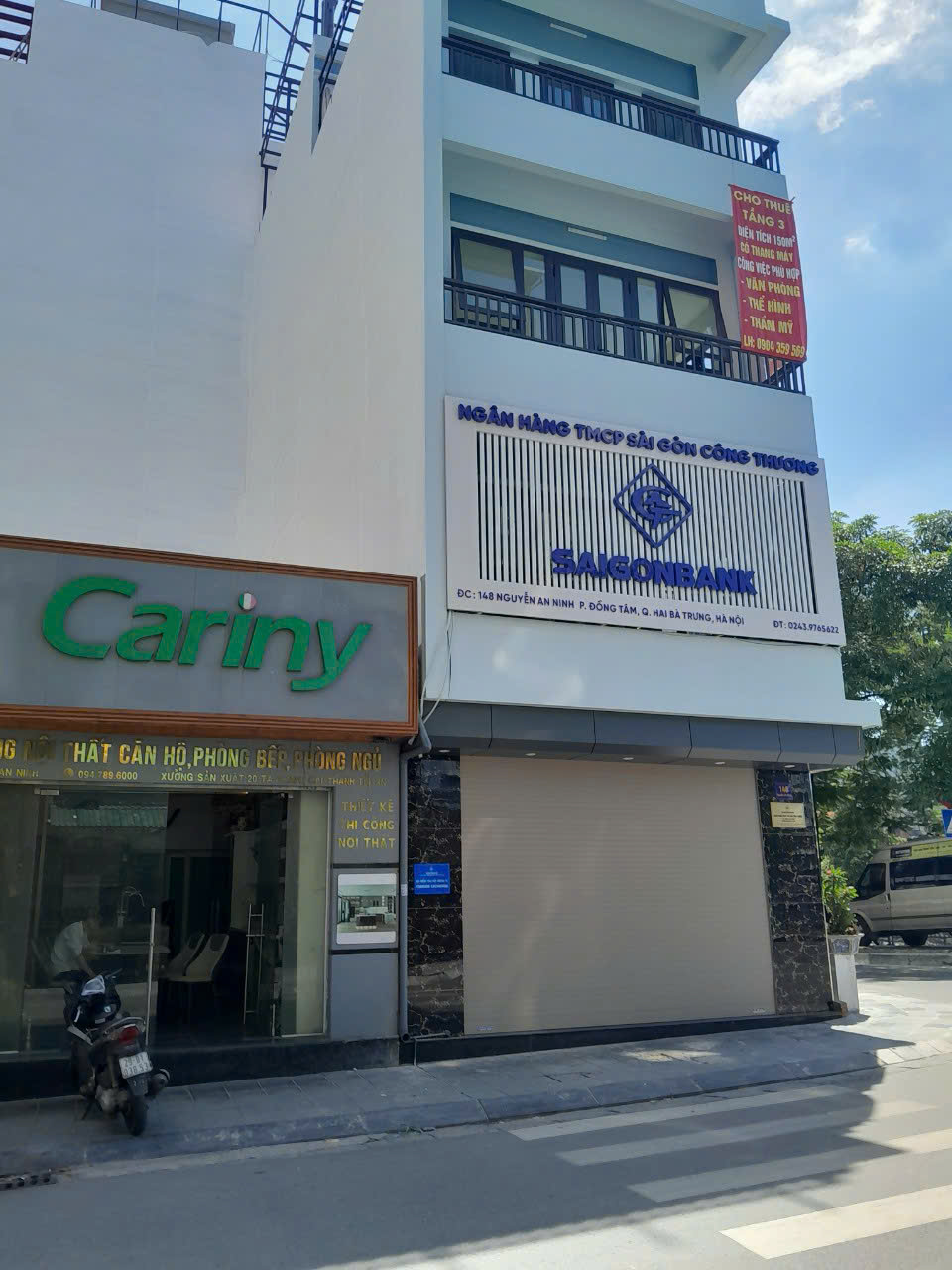 Cho thuê mặt bằng tầng 3 160m² lô góc Trần Đại Nghĩa - Nguyễn An Ninh, chính chủ!