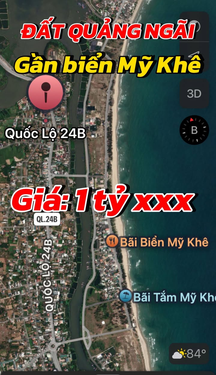 Đất Tịnh Khê - TP. Quảng Ngãi 137m² giá 1.5 tỷ - Đầu tư sinh lời gần Biển Mỹ Khê!