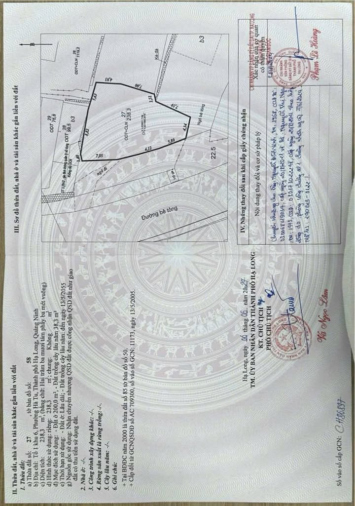 Đất nền Hạ Long 65m² giá 3 tỷ - Mặt đường chính thuận lợi đầu tư!