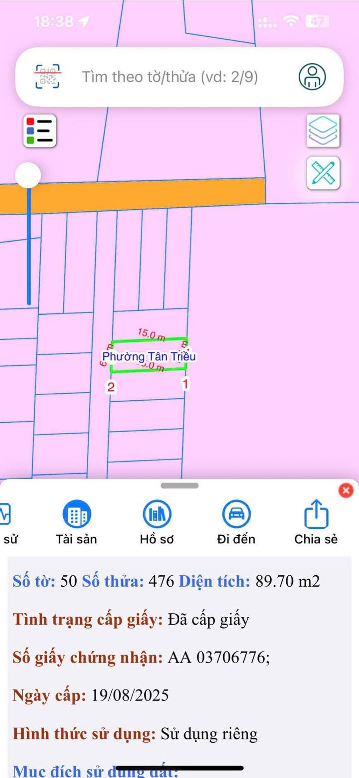 Đất nền xã Bình Lợi, Vĩnh Cửu 90m² giá 890 triệu - Sổ riêng thổ cư 100%!