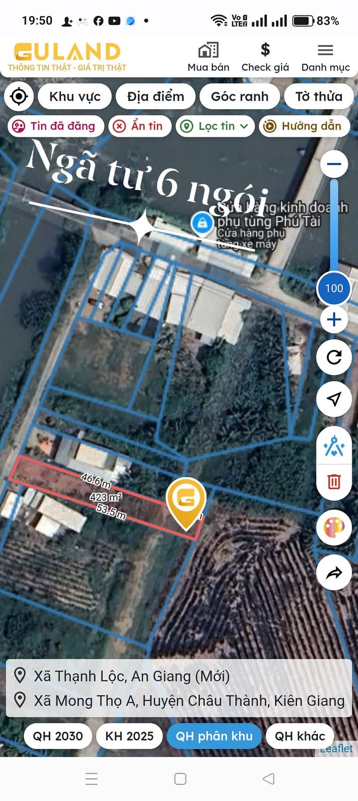 Bán mặt tiền Minh Lương Rạch Giá 196m² chỉ 850 triệu - Cơ hội đầu tư tuyệt vời!